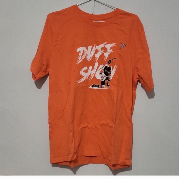 Aiden Dufort Orange Graphic Hockey T-shirt "Duff Show" - Picture 2 of 4